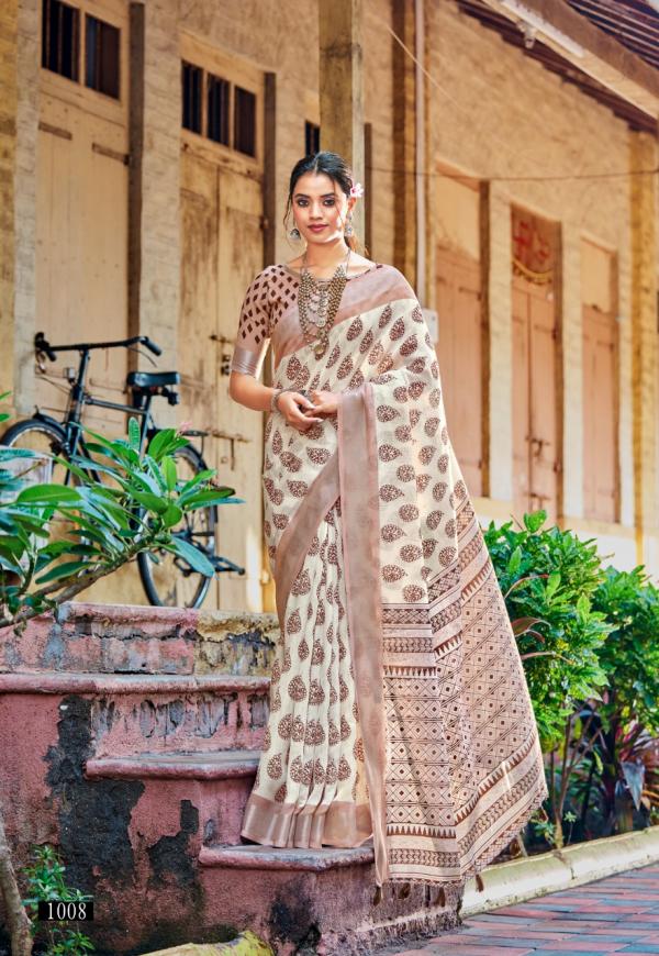 Vinamra Softy Lilen Silk Vol 2 Fancy Linen Saree Collection